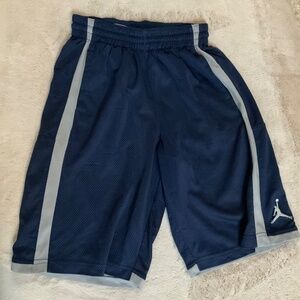 Nike L Blue Jordan Basketball Shorts Boys